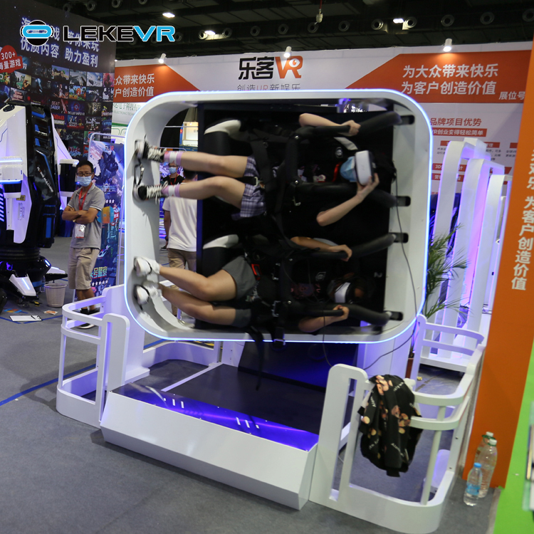 LEKE VR Center 2 Seat 360 Cinema Chair Virtual Reality Business 9D Roller Coaster Simulator Chair