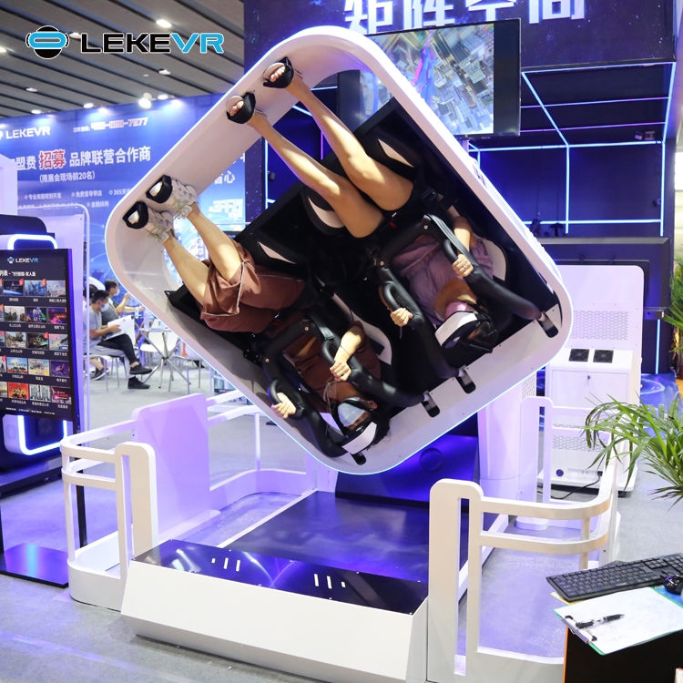 LEKE VR Double siège de machine de cinéma de réalité virtuelle VR Simulateur 360