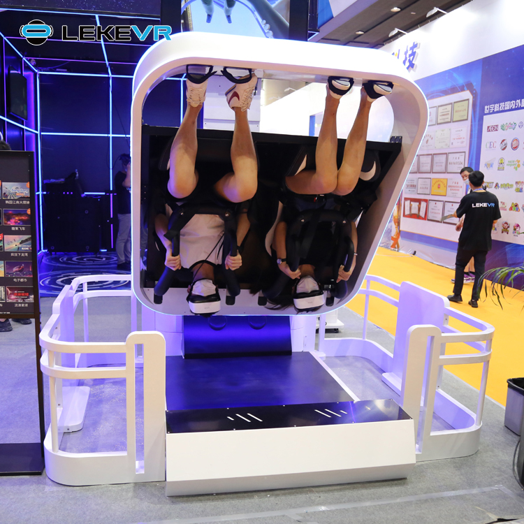 LEKE VR Jeux de simulateur de montagnes russes en réalité virtuelle 360 ​​Cinema Chair