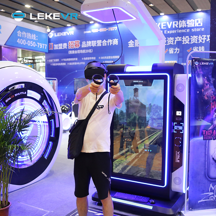 LEKE VR Corps Pro Machine d'arcade de parc d'attractions autonome