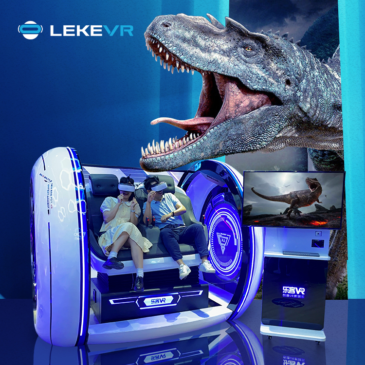 LEKE VR Space Shuttle2.0 Machine de cinéma de chaise d'oeufs du parc d'attractions de réalité virtuelle 9D